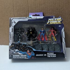 DC Comics Metal Force Team up Brainiac Vs Batman Superman The Flash